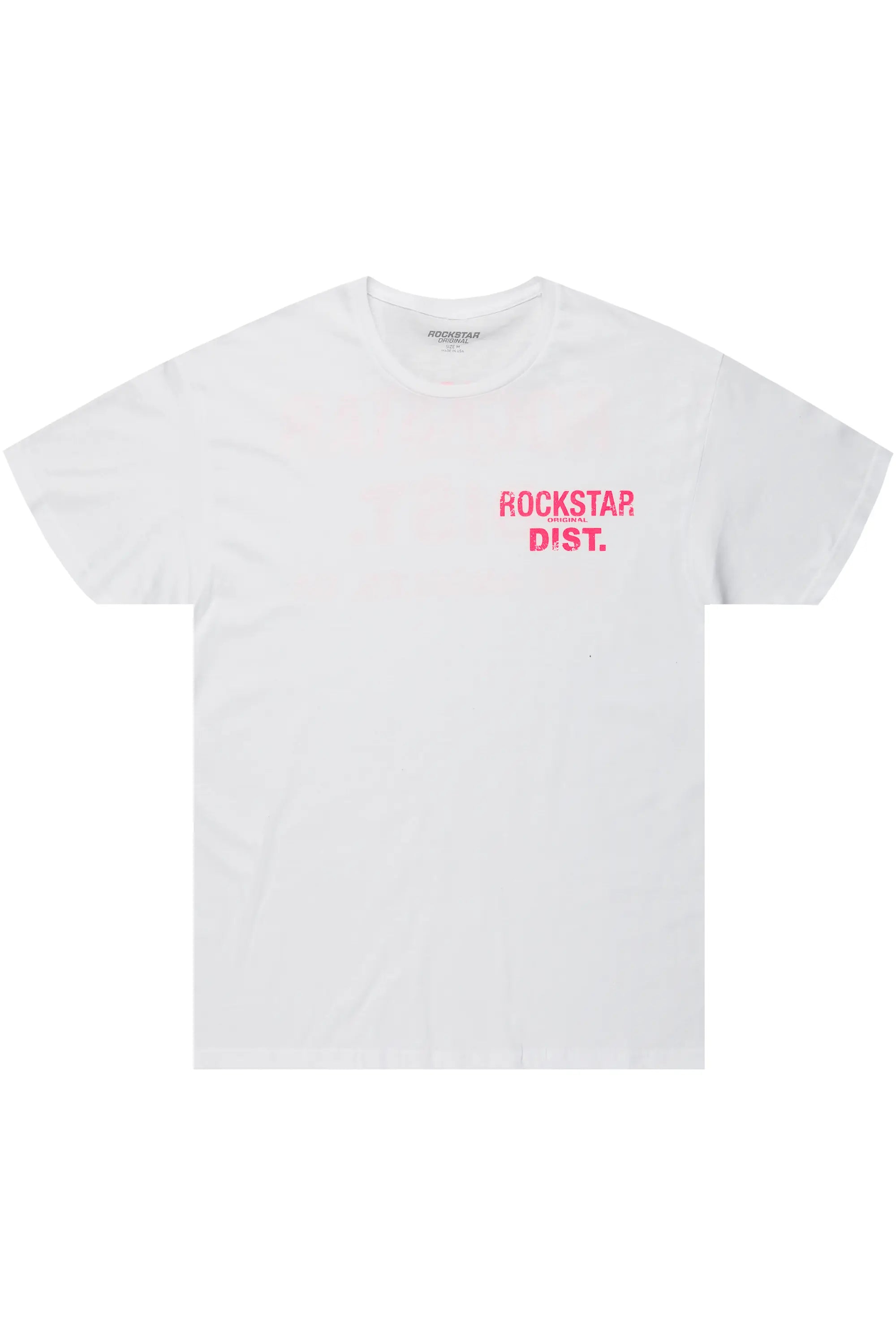 Lake White/Pink Graphic T-Shirt