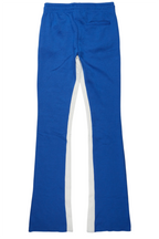 Uko Royal Blue Stacked Baggy Track Pant