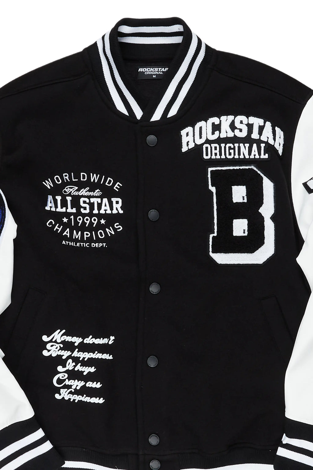 Himiko Black Varsity Jacket