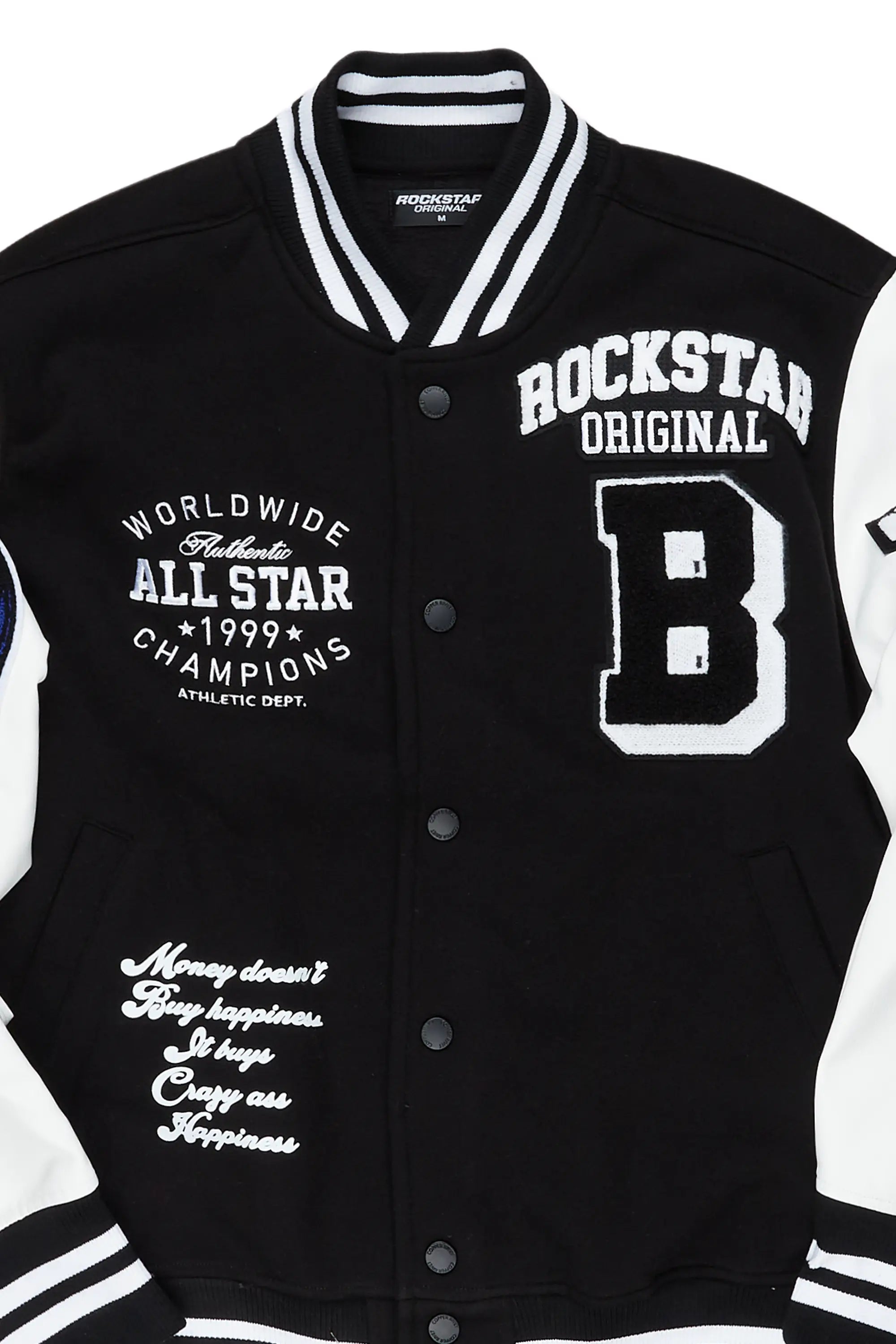 Himiko Black Varsity Jacket