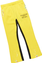 Boys Art Dist Black / Yellow  Stacked Track Set