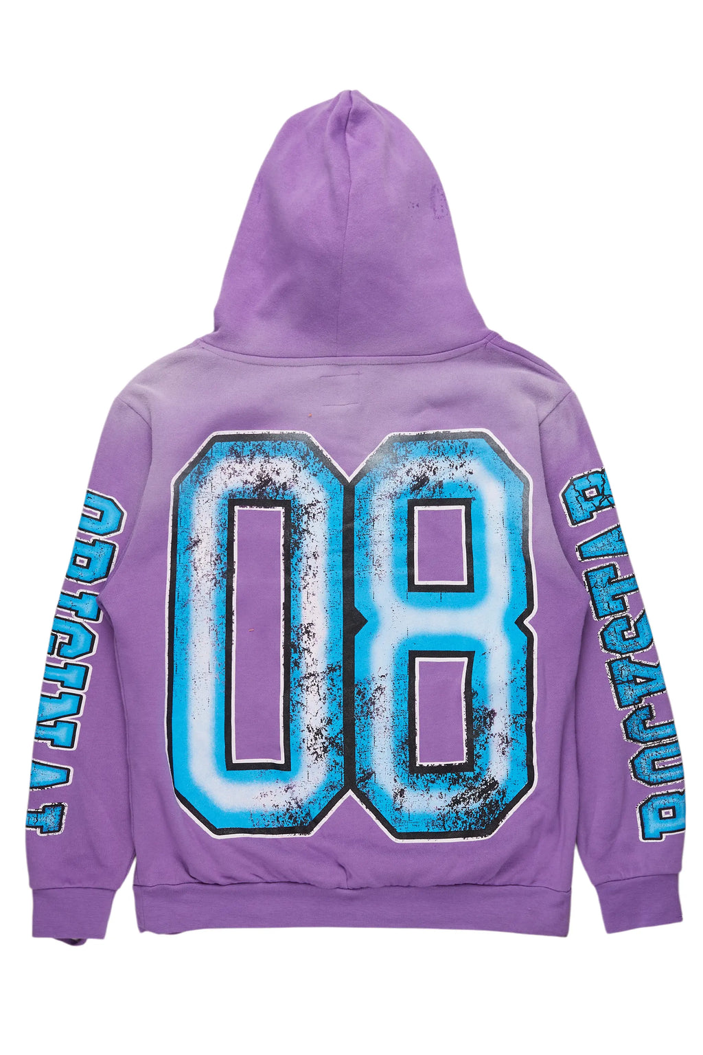 Tariqa Purple Oversized Hoodie