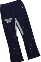 Boys Raffer Navy Stacked Pant Set