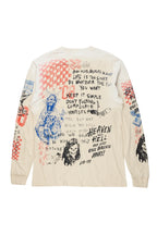 Gabin Beige Long Sleeve Graphic T-Shirt