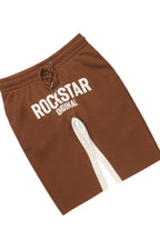 Sana White/Brown T-Shirt Short Set