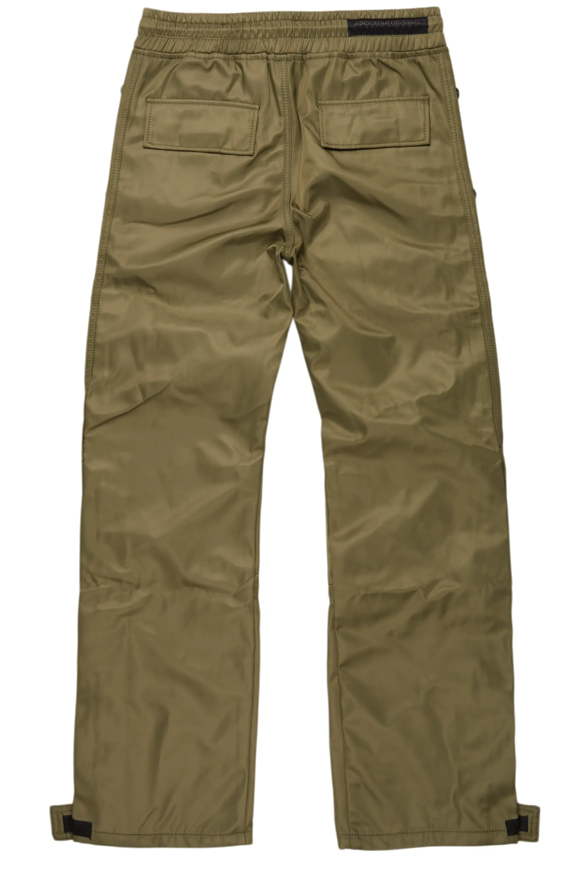 Yuri Olive Nylon Pants