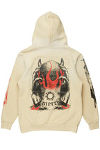 Mercy Beige Graphic Hoodie