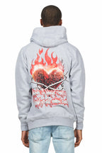 Euclid Heather Grey Graphic Hoodie