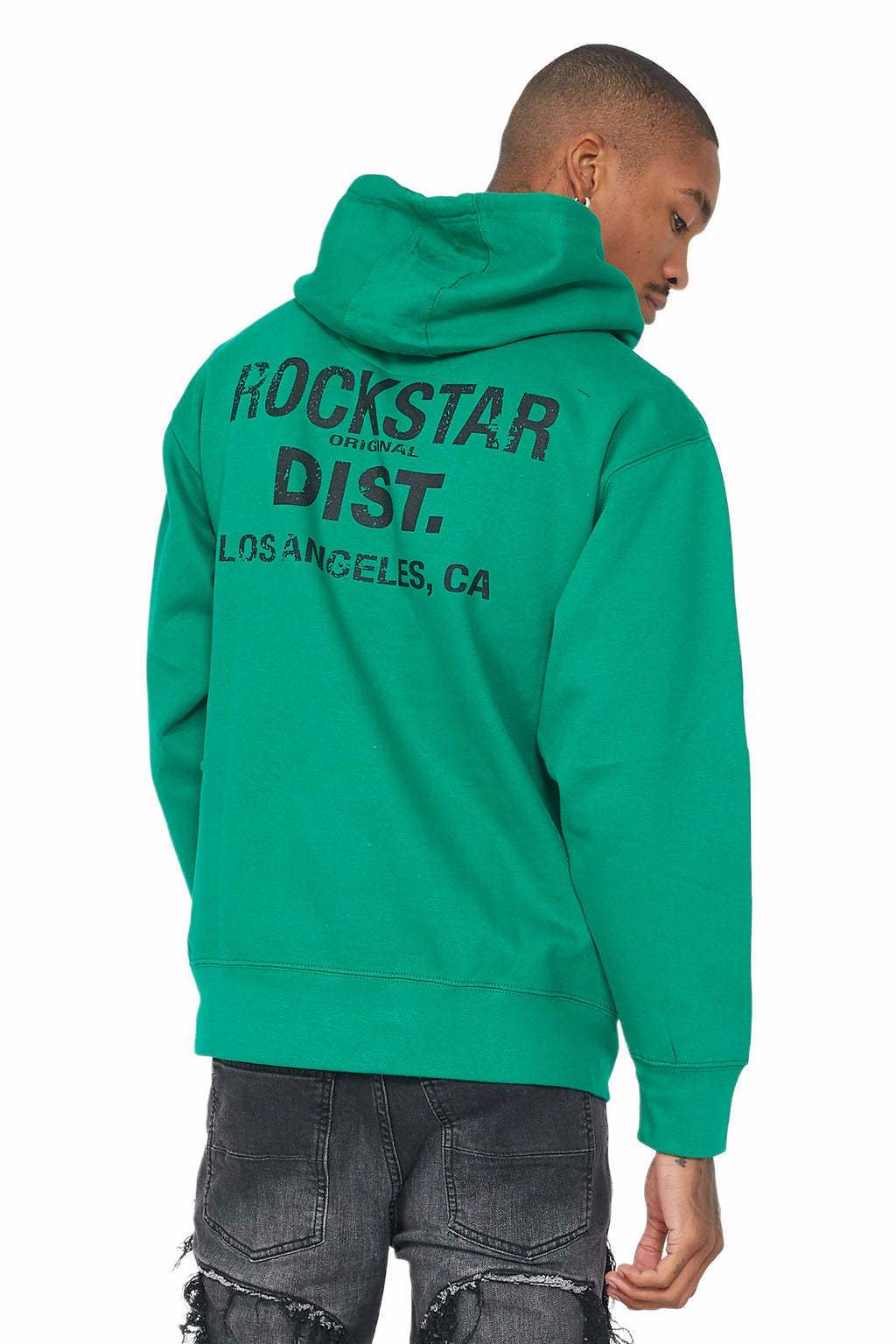 Lake Green/Black Graphic Hoodie