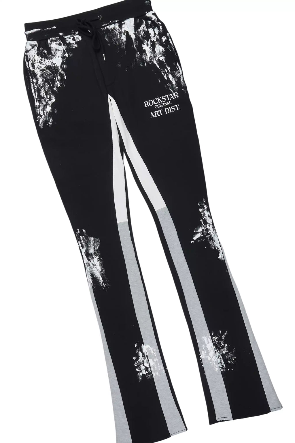 Filip Black Hoodie/Stacked Pant Track Set