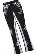 Filip Black Hoodie/Stacked Pant Track Set