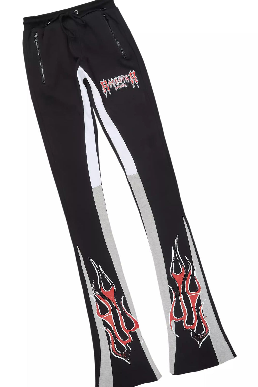 Krowne Black/Blue Hoodie/Super Stacked Track Set