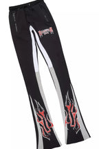 Krowne Black/Blue Hoodie/Super Stacked Track Set