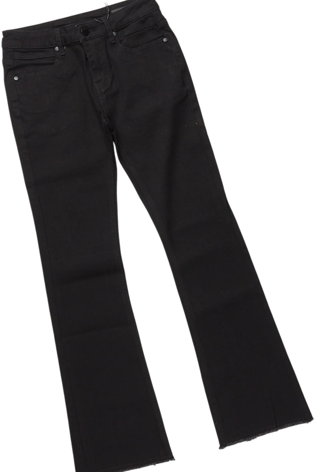 Boys Beau White T-Shirt/Stacked Flare Jean Set