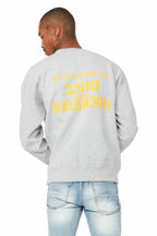 Dist. Town Heather Grey/Yellow Graphic Crewneck
