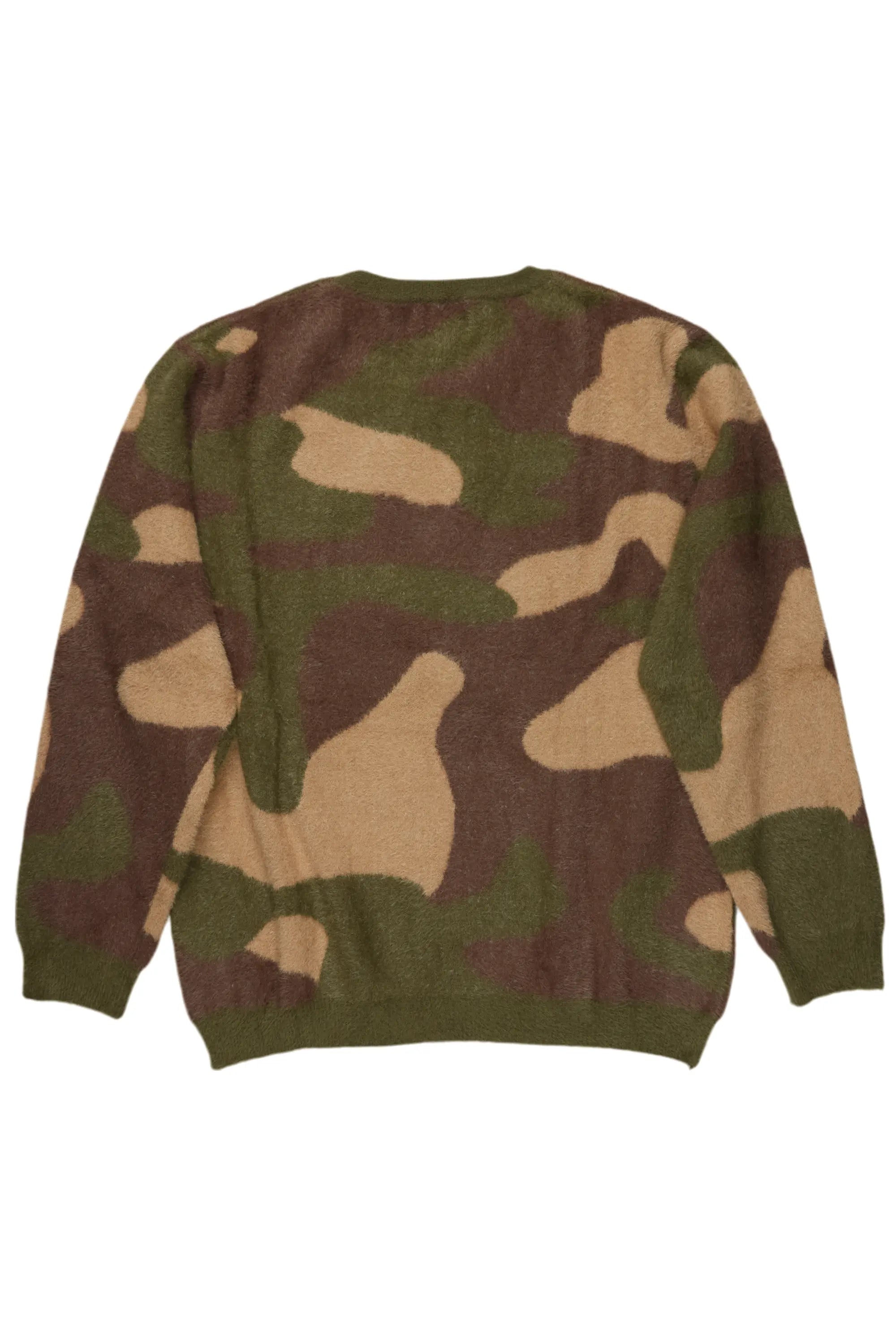 Boys Cavell Camo Knit Sweater