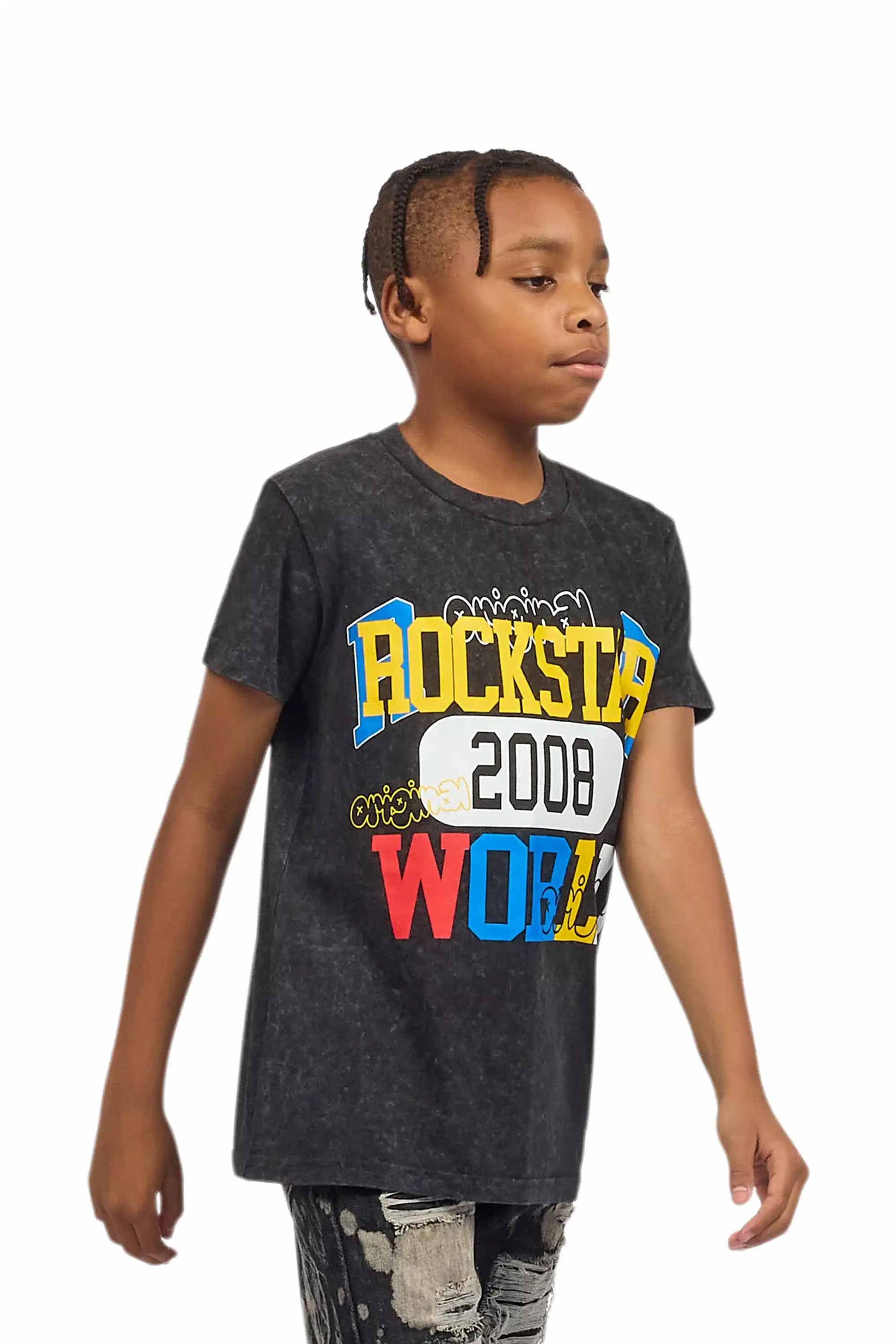 Boys Daria Vintage Black Graphic T-Shirt