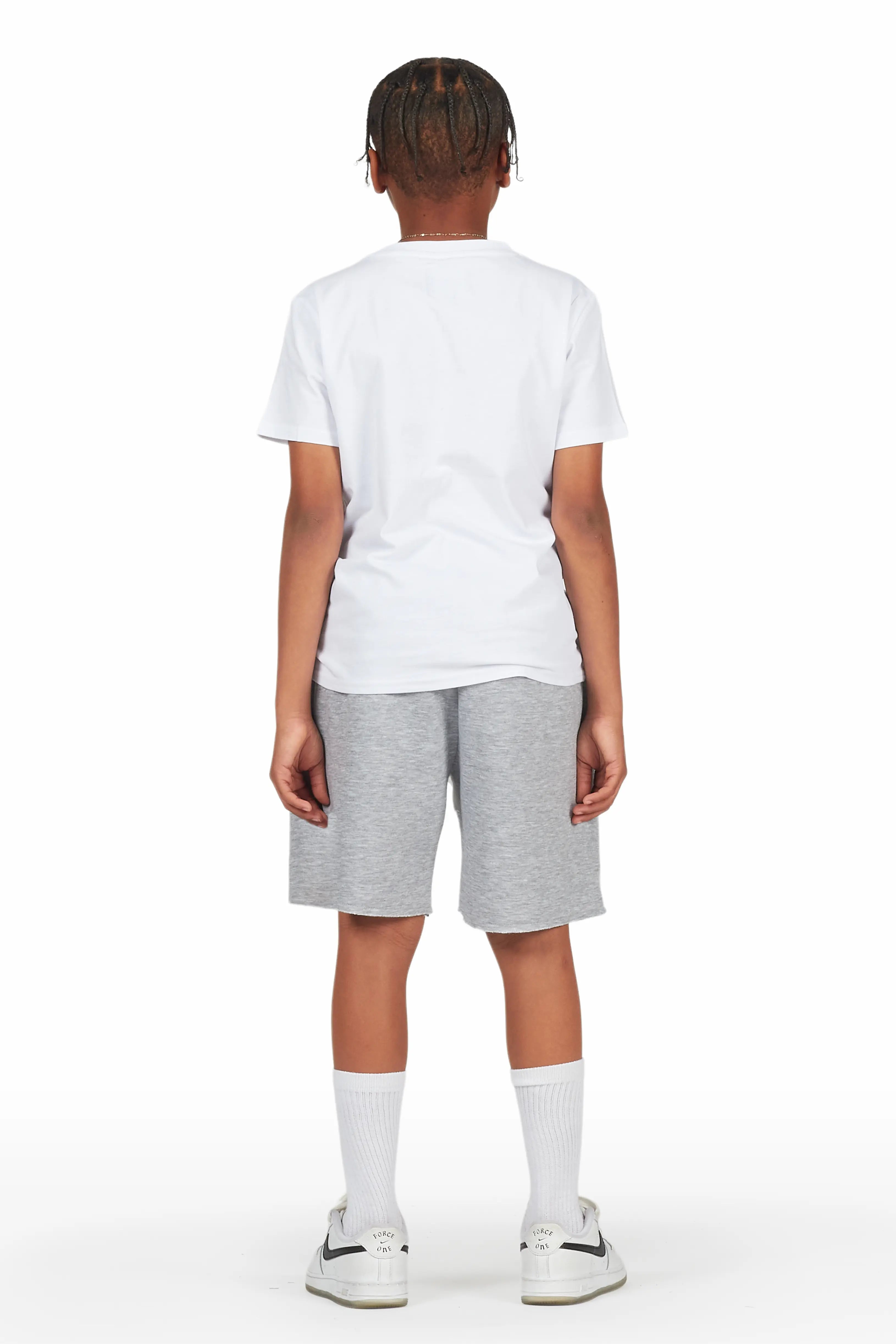 Boys Sana White Short Set