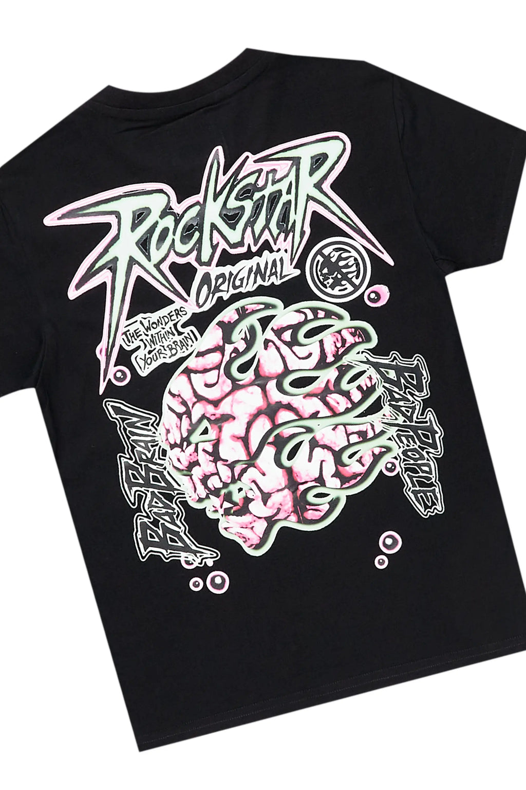 Boys Sylo Black Stacked Flare Jean