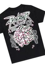 Boys Sylo Black Stacked Flare Jean