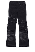 Boys Folant Dark Grey Stacked Flare Jean