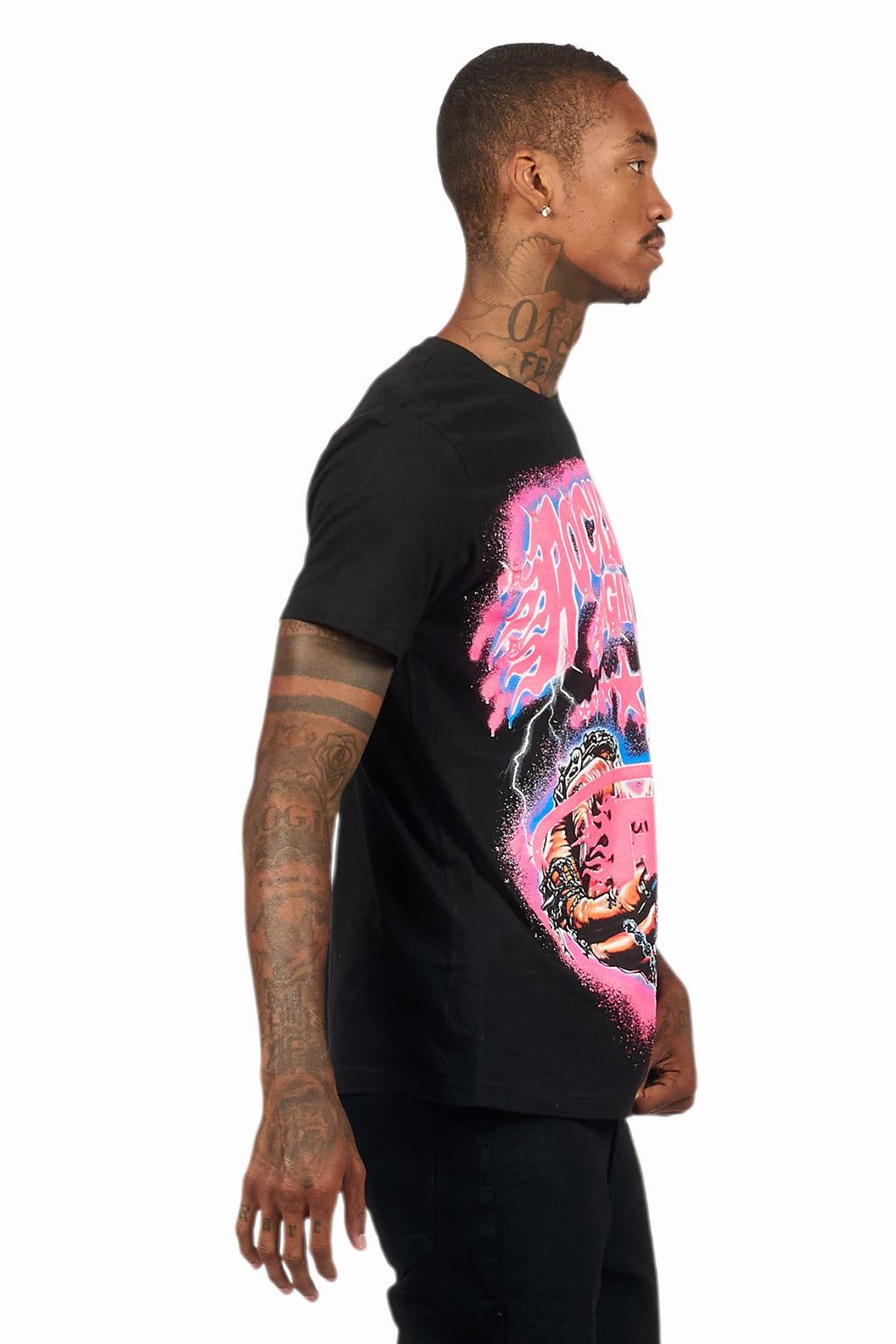 Cairo Black Graphic T-Shirt