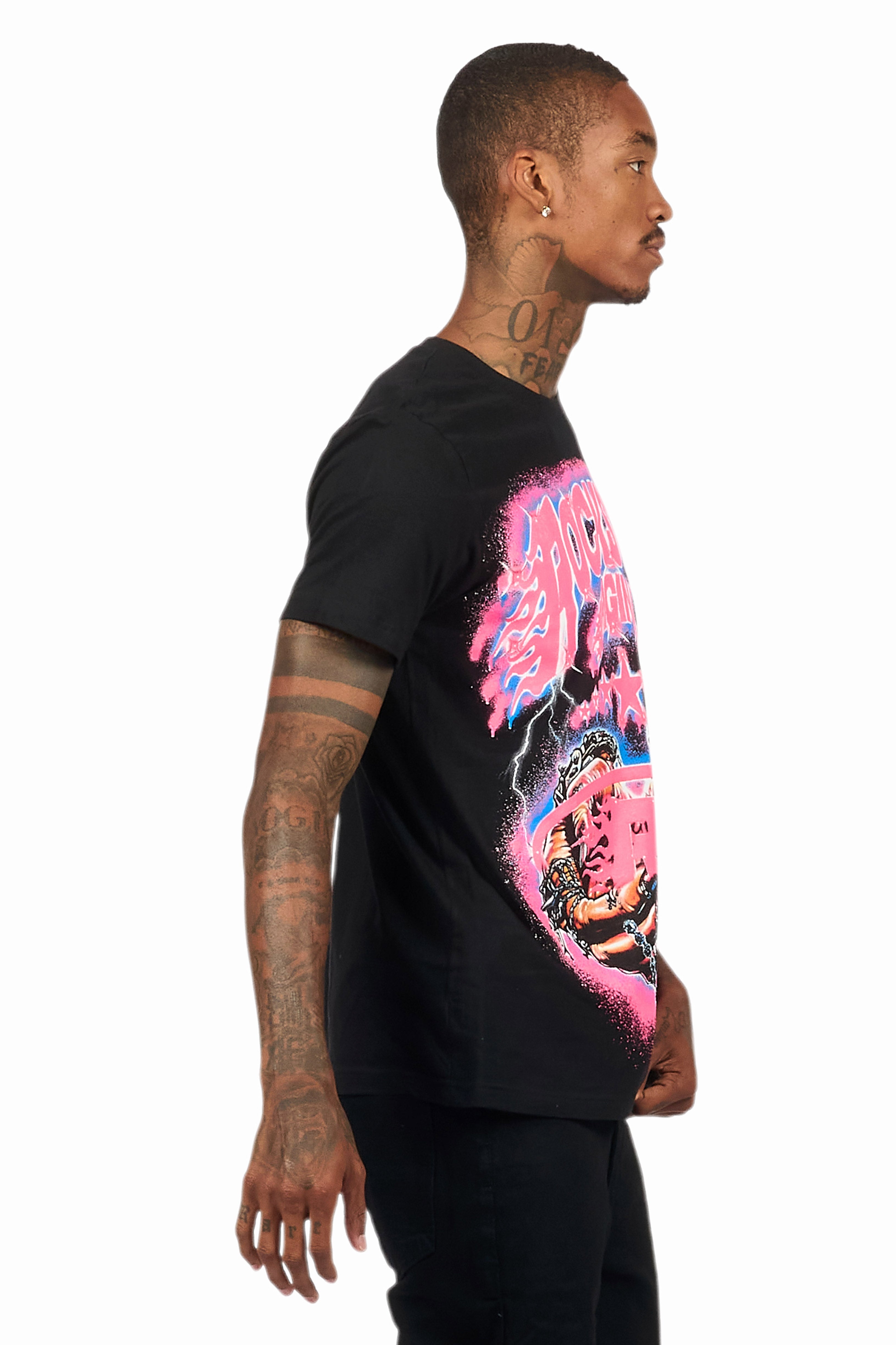 Cairo Black Graphic T-Shirt