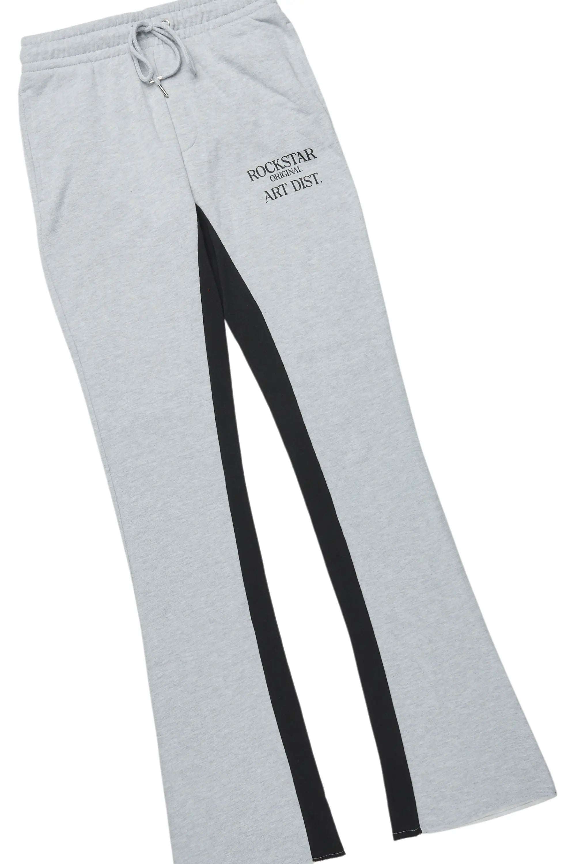 Briggs Black/Grey Long Sleeve T-Shirt/Baggy Pant Set