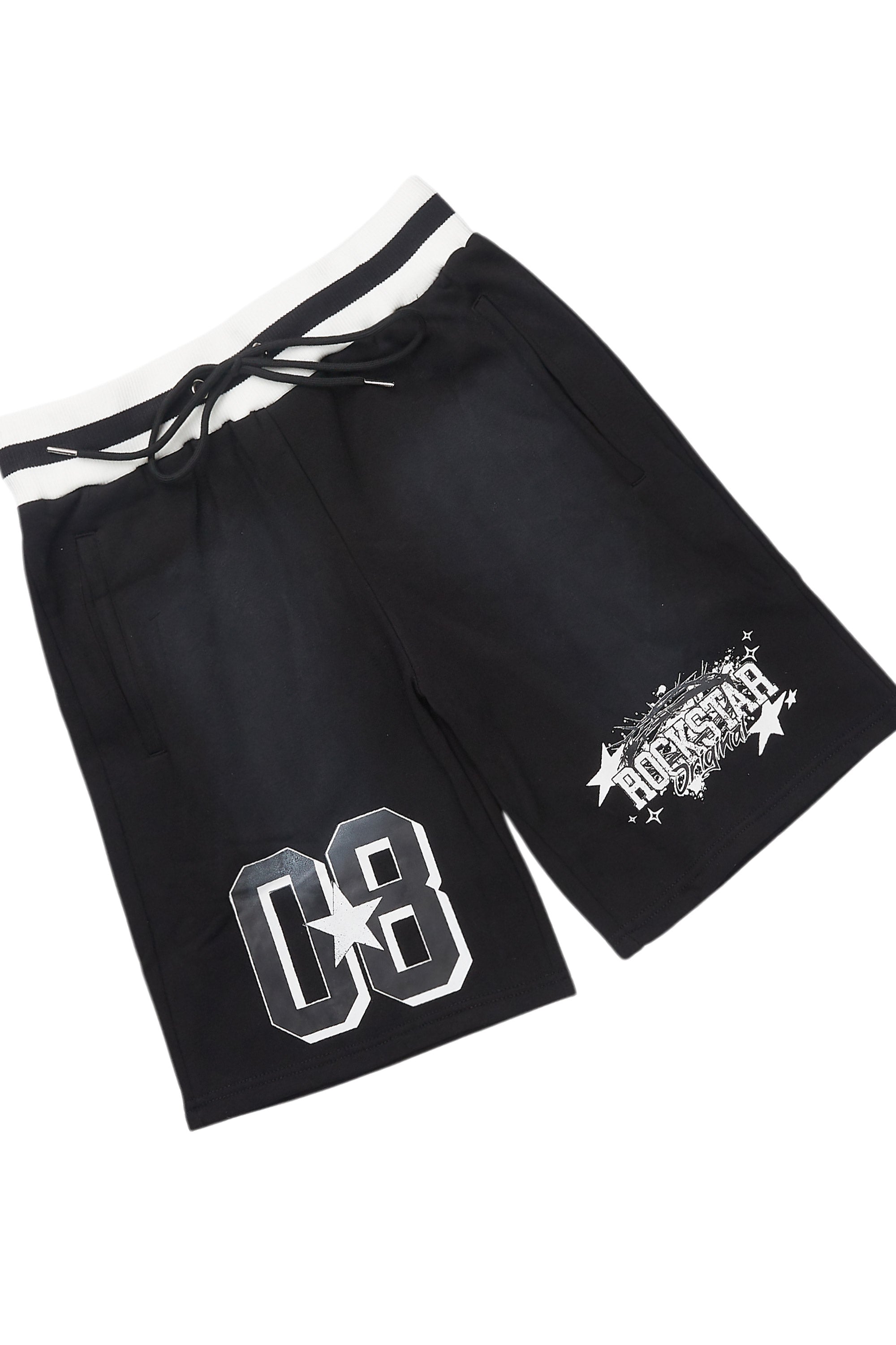 Allstar Black/White T-Shirt Short Set