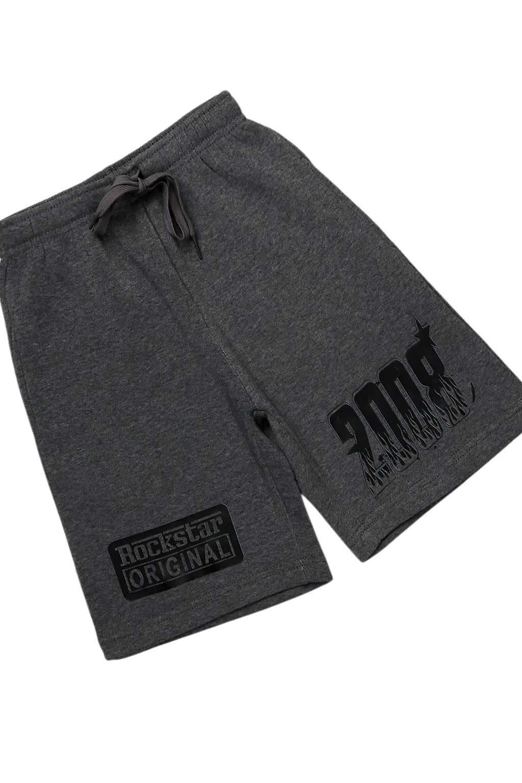 Boys Amos White/Heather T-Shirt/Short Set