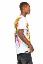 Soweto White Oversized Graphic T-Shirt