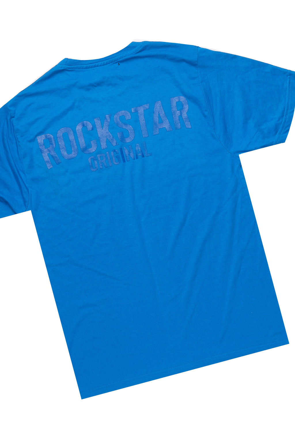 Sana Royal Blue T-Shirt/Raw Edge Short Set