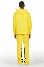 Tarl Yellow Hoodie/Baggy Track Pant Set