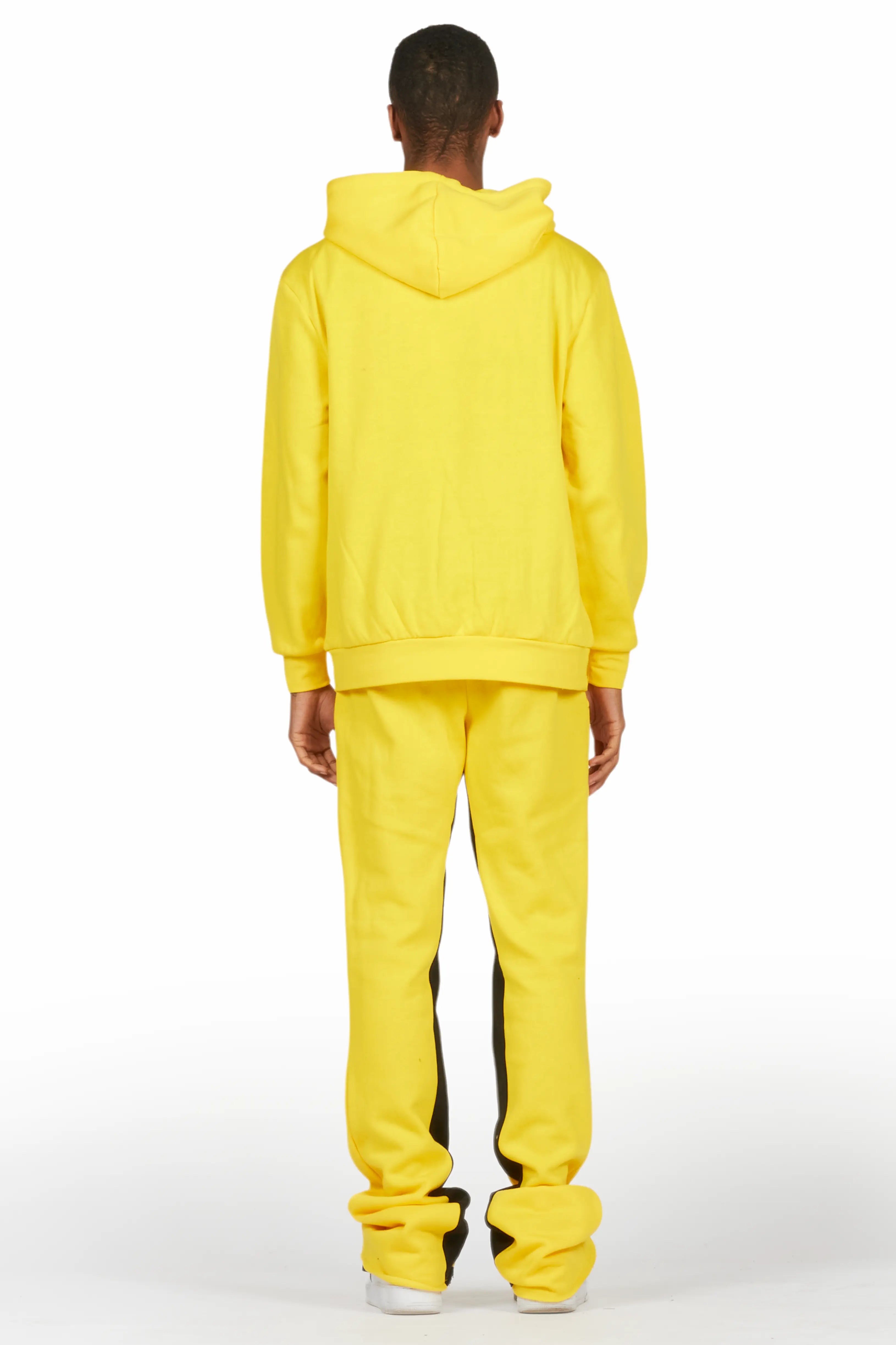 Tarl Yellow Hoodie/Baggy Track Pant Set