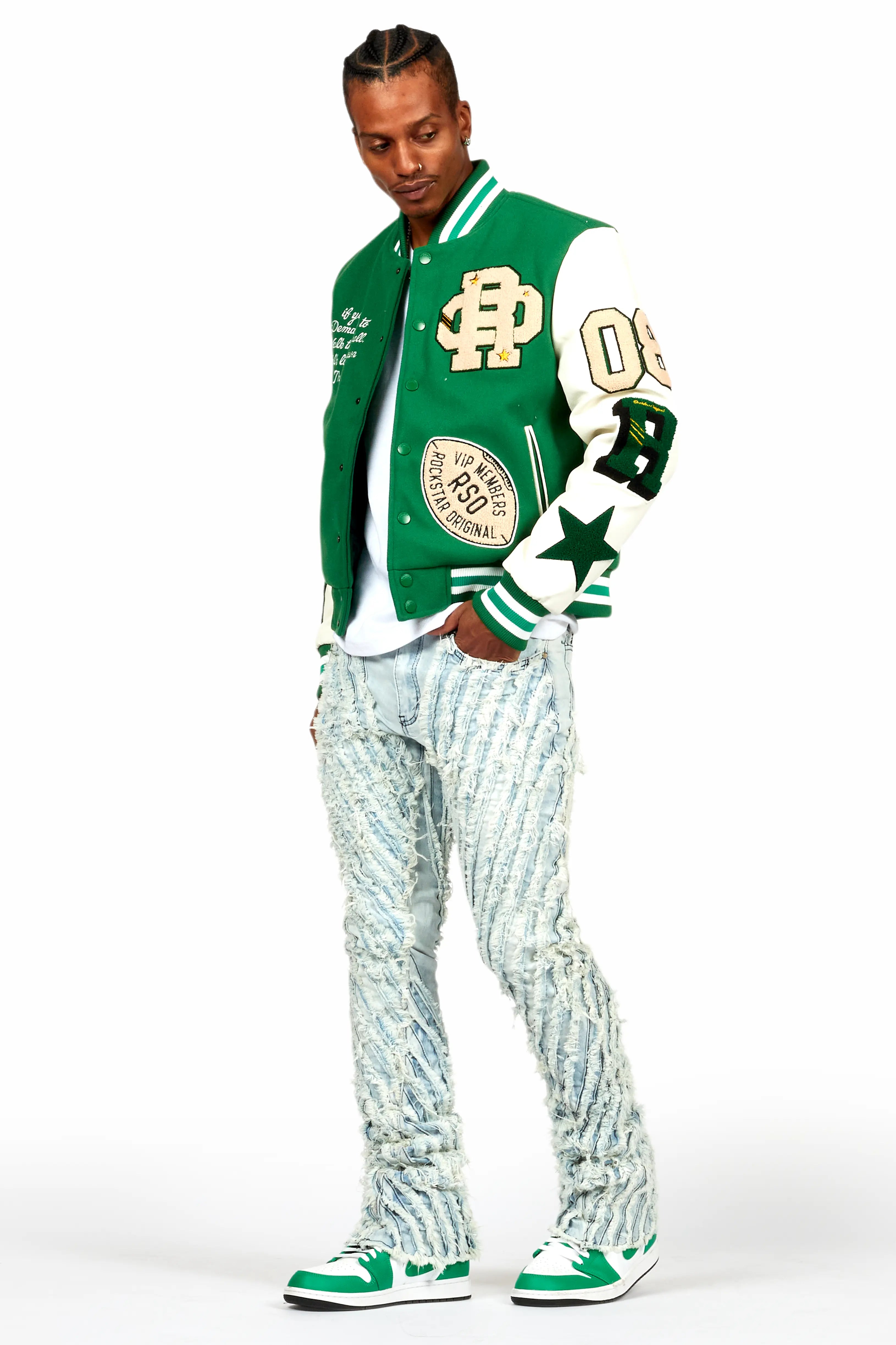 Balser Green Varsity Jacket