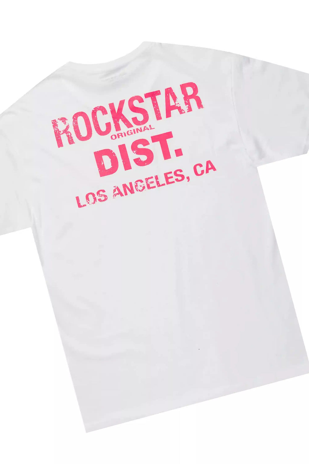 Dalasia White/Pink Tee & Noor Pink Camo Jean Set