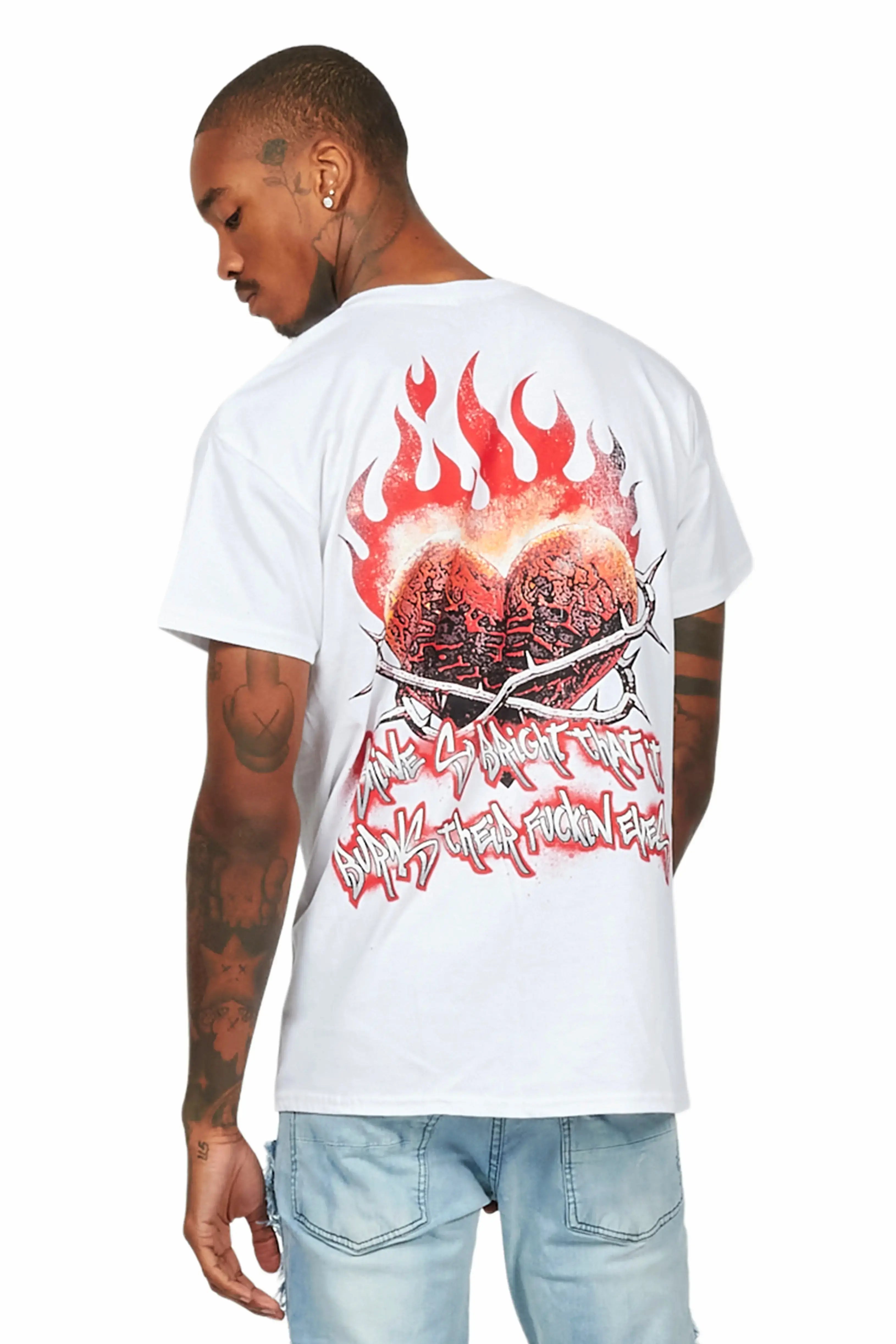 Euclid White Graphic T-Shirt