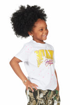 Girls Mila White Graphic T-Shirt