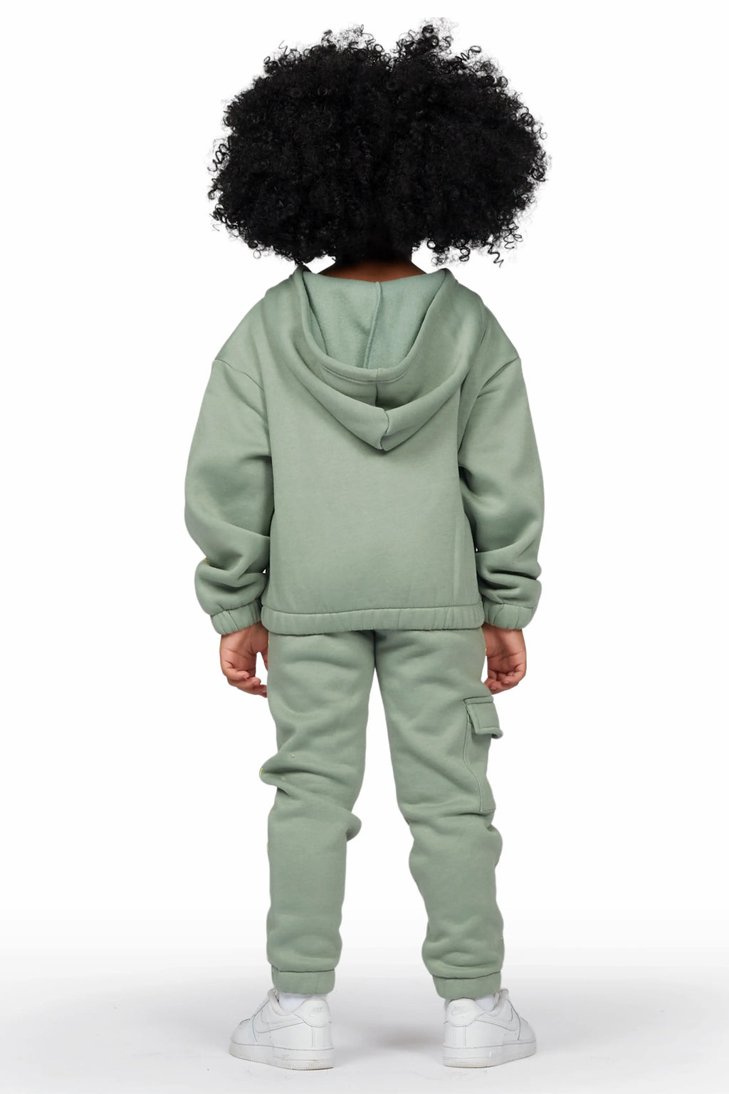 Girls Bass Sage Zip Up Hoodie Pant Set