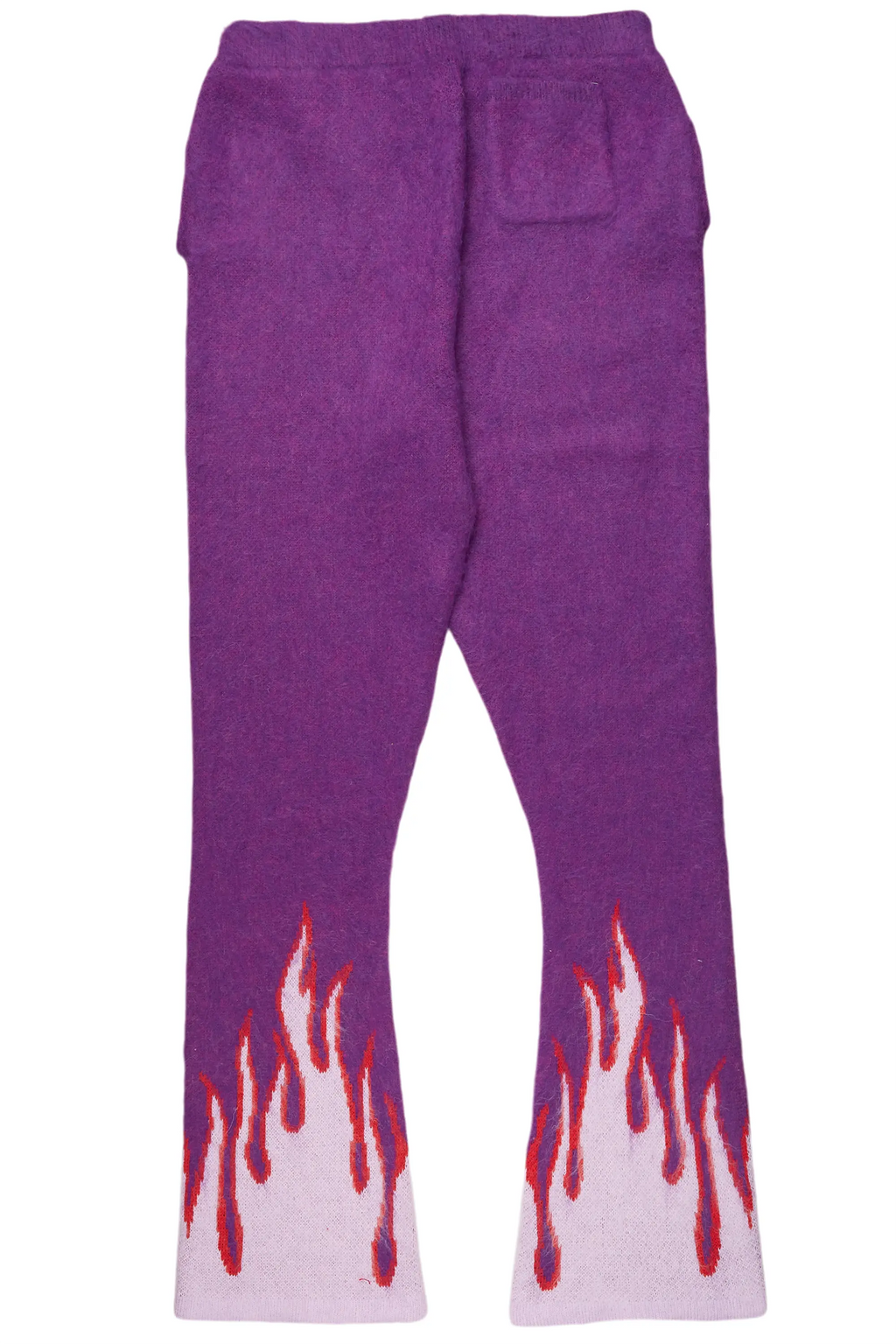 Boys Holger Purple/Pink Graphic Stacked Flare Mohair Track Pant