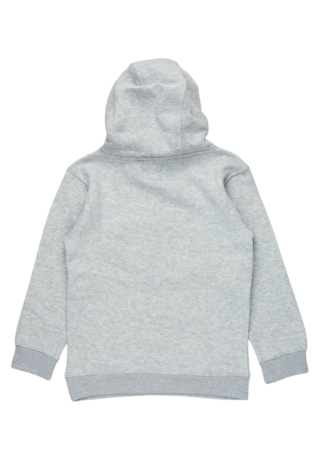 Boys Heather Grey Basic Hoodie