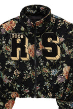 Marionna Black Tapestry Puffer Jacket