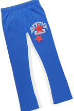 Boys States Royal/Red Stacked Hoodie Track Set