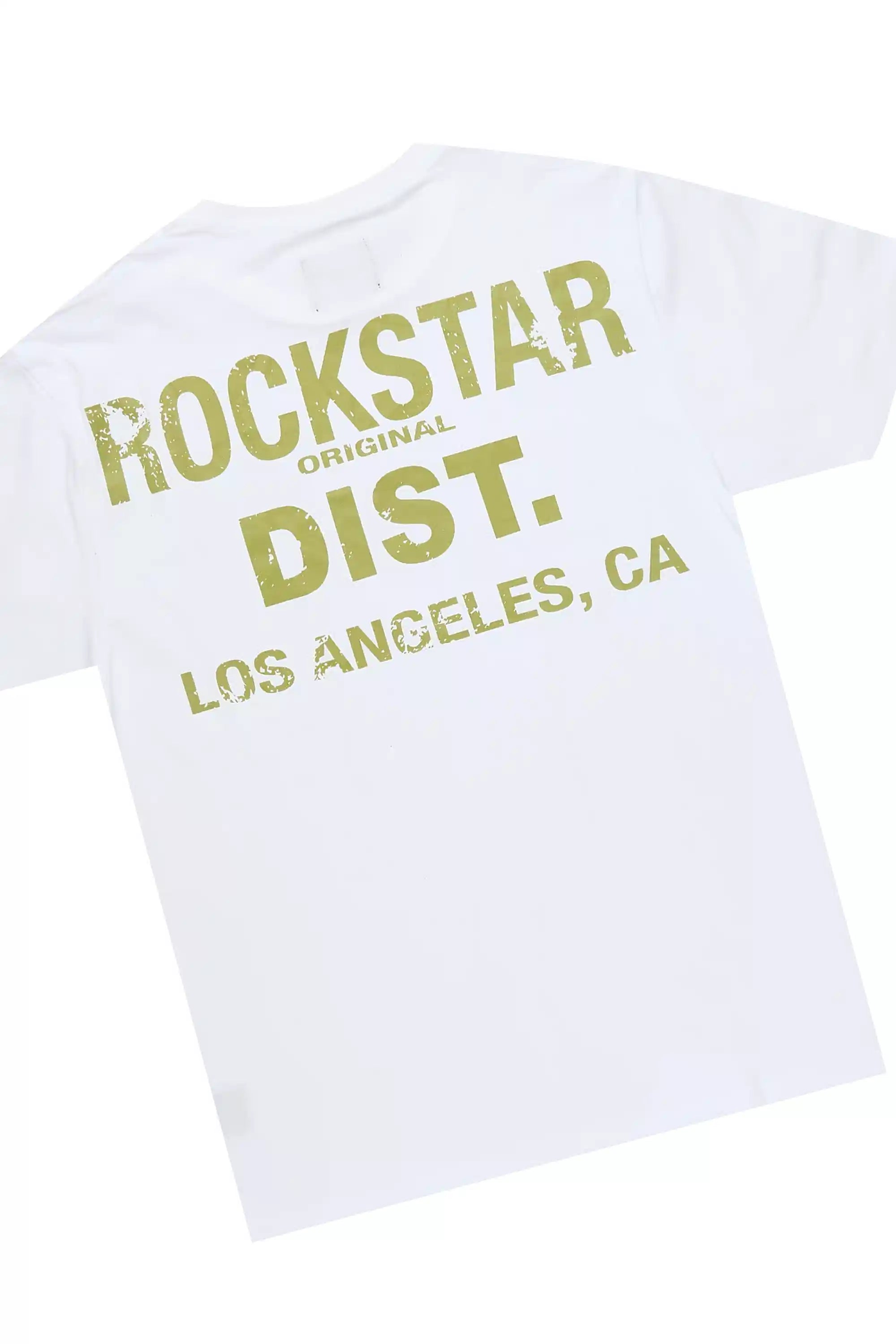 Lake White T-Shirt/Stacked Flare Jean Bundle