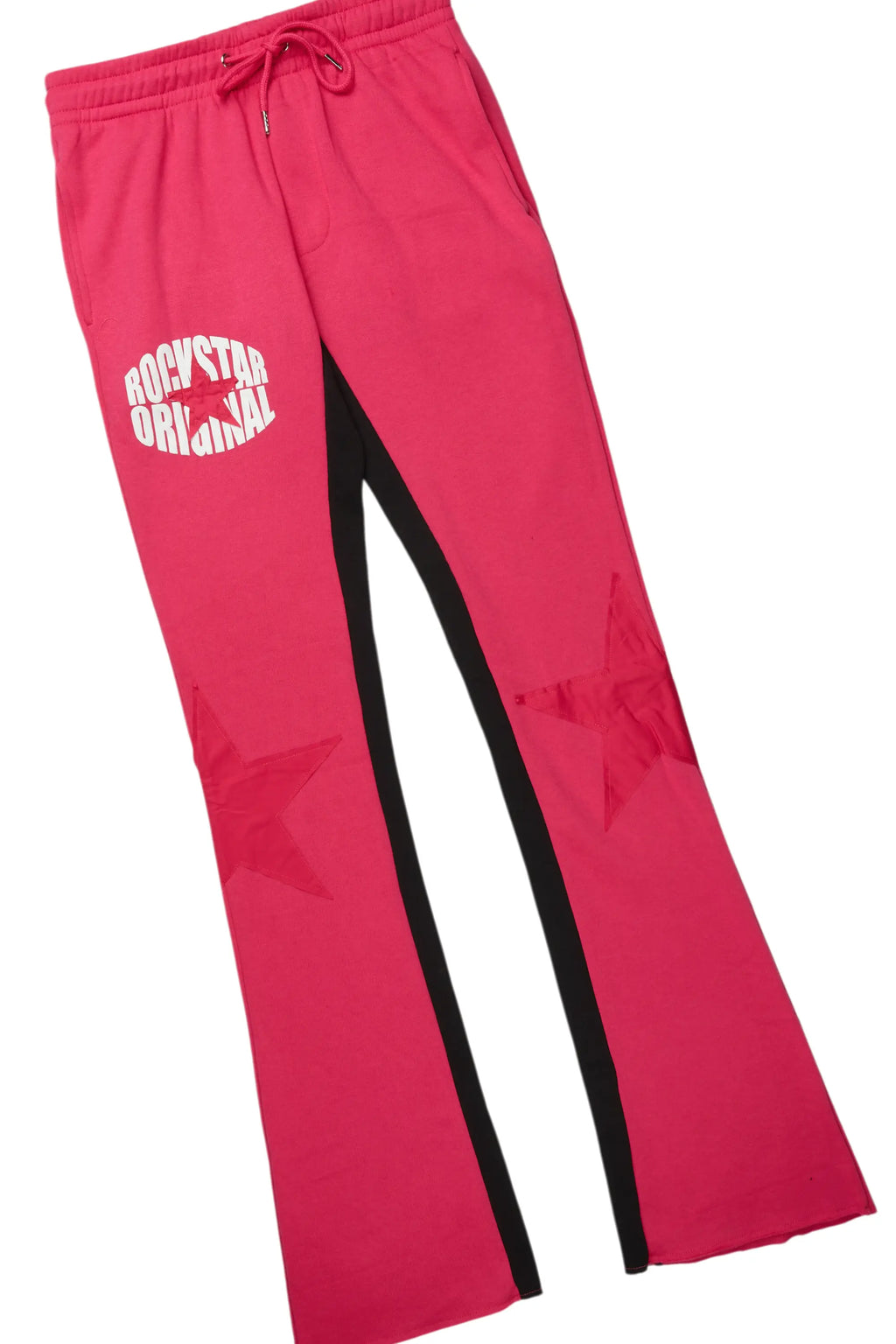 States Fuchsia Baggy Stacked Hoodie Track Set