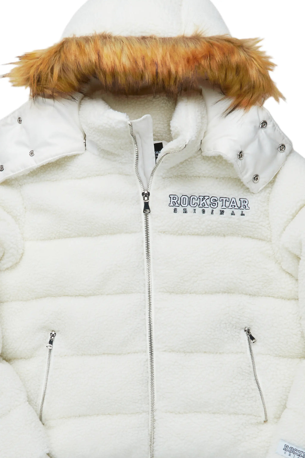 Sarvesh Cream Puffer Jacket