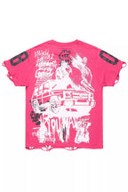 Kammile Fuchsia Oversized T-Shirt