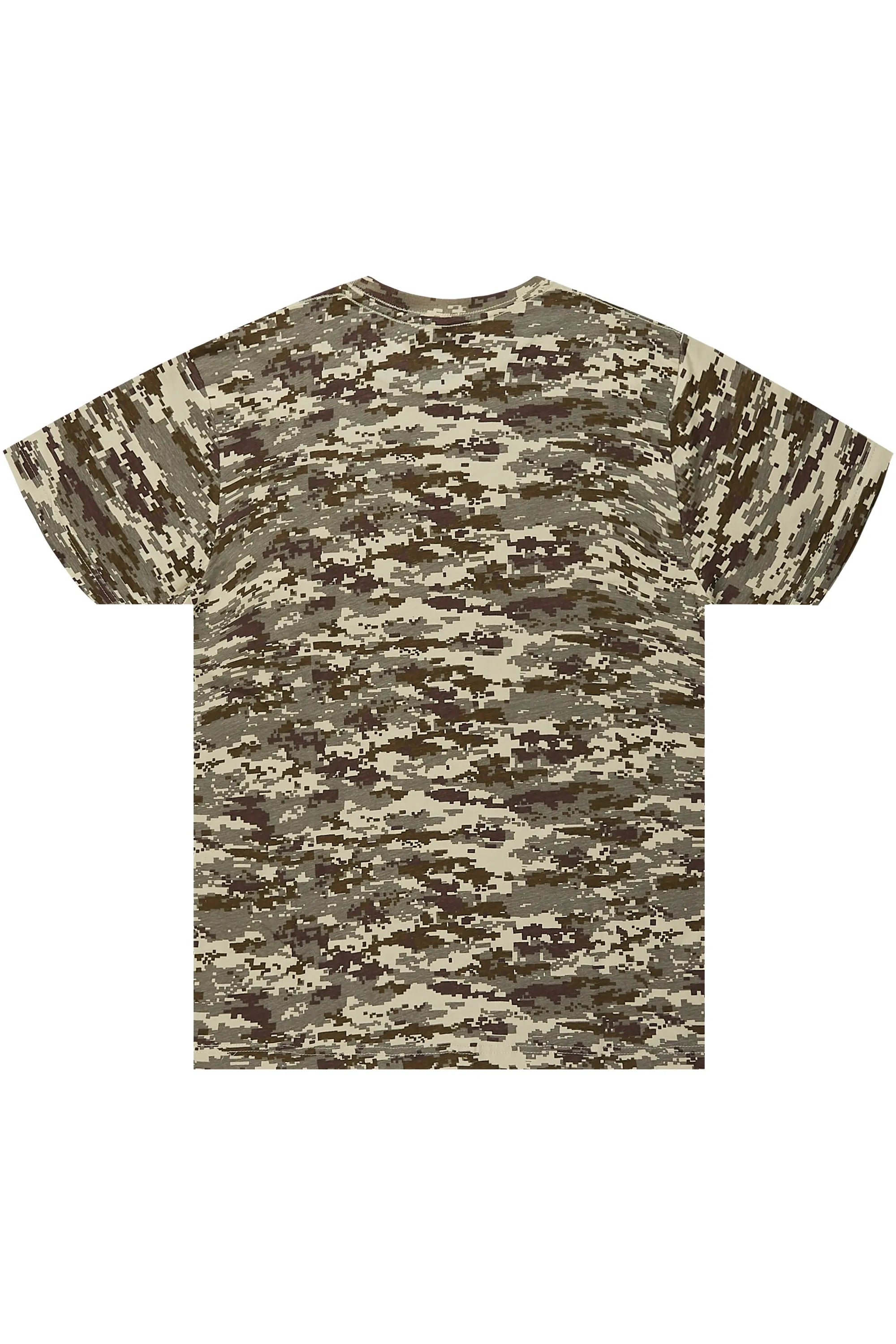 Loic Digital Camo Graphic T-Shirt
