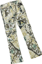 Boys Clayy Orange Hoodie/Tree Camo Stacked Flare Jean Set