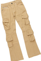 Boys Thierry White T-Shirt/Stacked Flare Jean Set